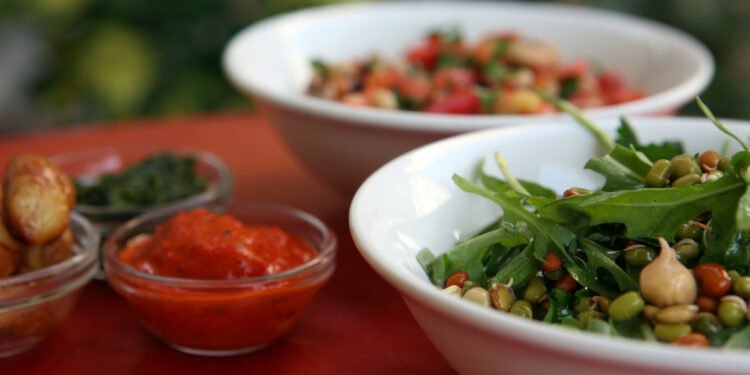 סלט אוכל בריא