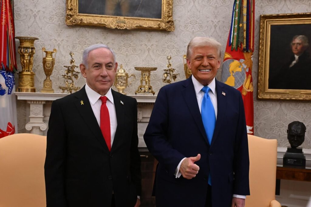 דונלד טראמפ ובנימין נתניהו