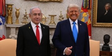 דונלד טראמפ ובנימין נתניהו