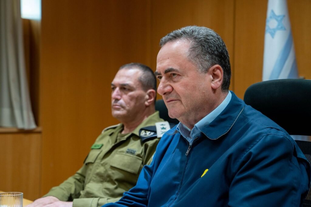 ישראל כץ שר הביטחון והרמטכ"ל אייל זמיר