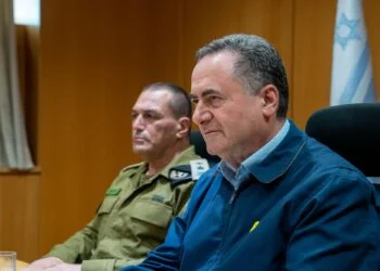 ישראל כץ שר הביטחון והרמטכ"ל אייל זמיר