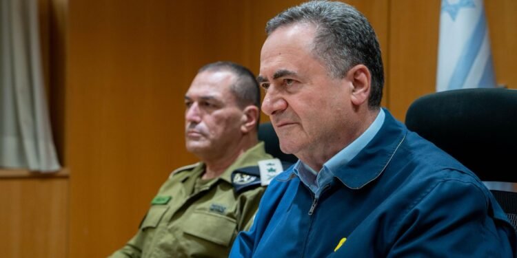 ישראל כץ שר הביטחון והרמטכ"ל אייל זמיר