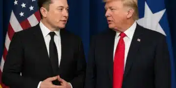 אילון מאסק ודונלד טראמפ