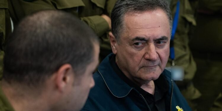 שר הביטחון ישראל כץ